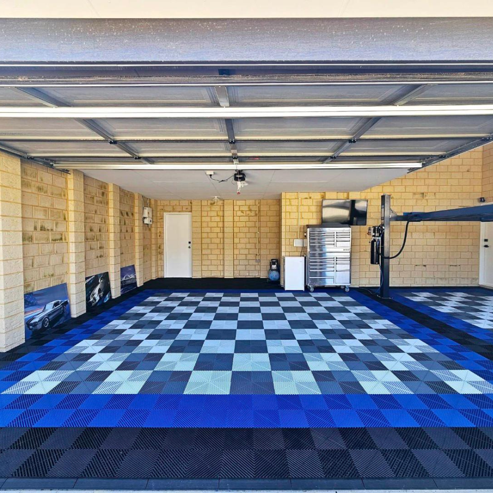 Swisstrax Ribtrax Royal Blue Garage Floor Tile