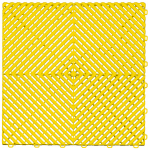 Swisstrax Ribtrax Citrus Yellow Garage Flooring Tile