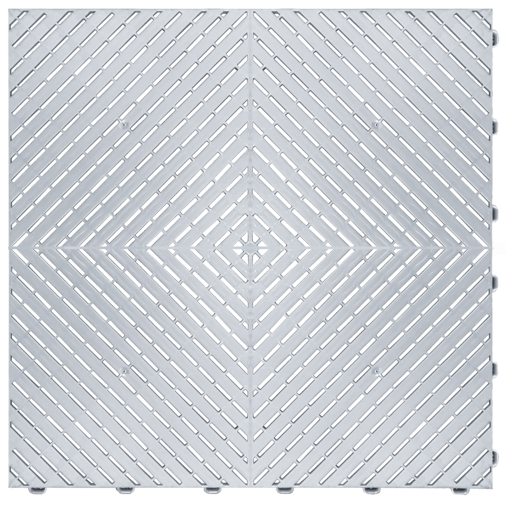 Swisstrax Smoothtrax Pearl Silver Garage Floor Tile