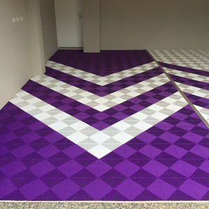 Swisstrax Ribtrax Cosmic Purple Garage Floor Tile