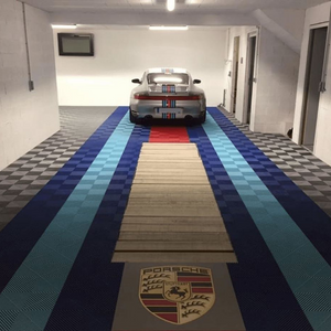 Swisstrax Ribtrax Royal Blue Garage Floor Tile