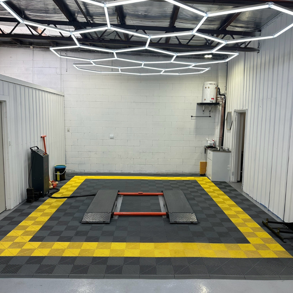 Swisstrax Ribtrax Slate Grey Garage Floor Tile