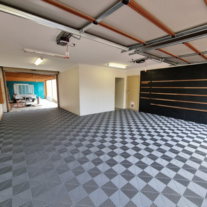 Swisstrax Ribtrax Pearl Grey Garage Floor Tile