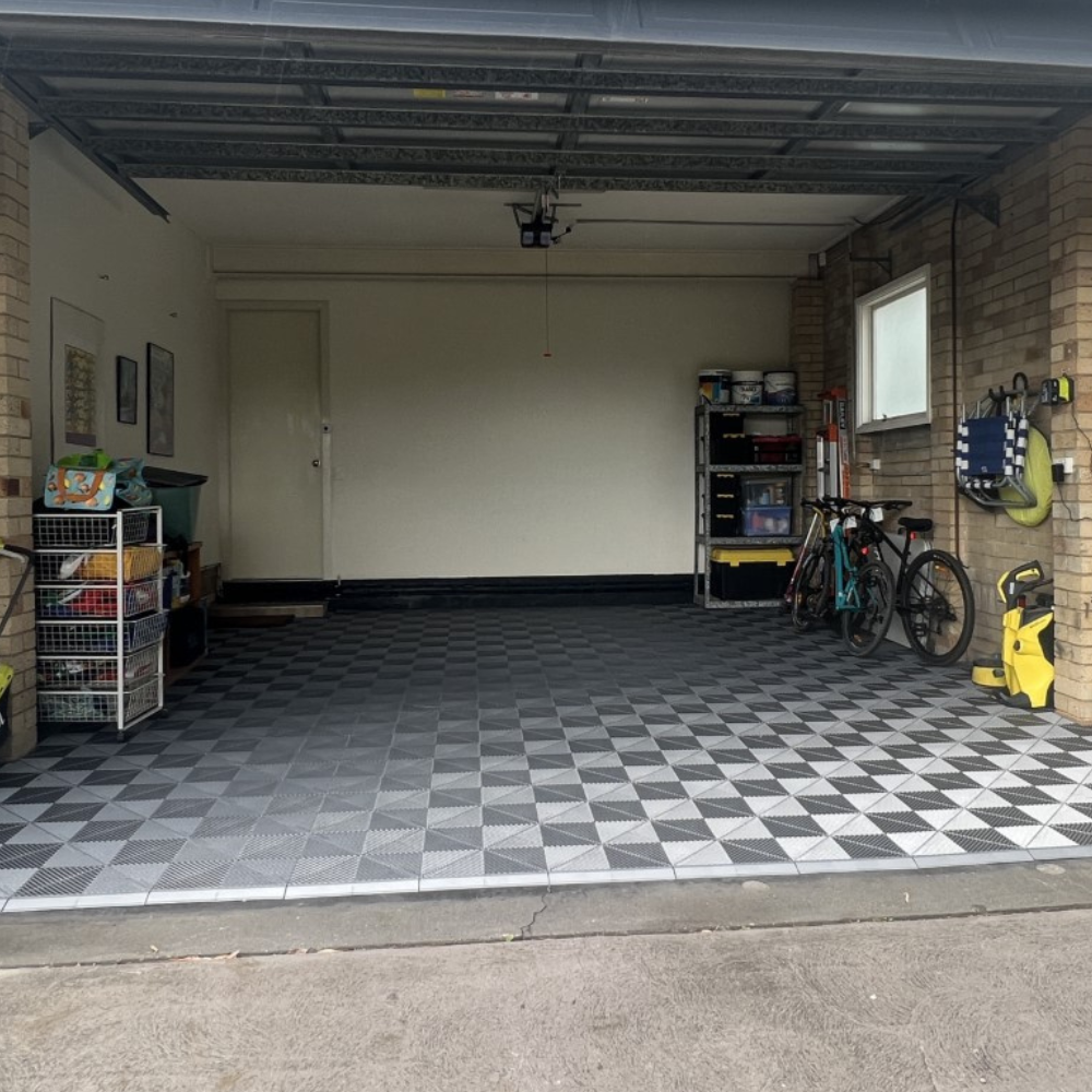 Swisstrax Ribtrax Pearl Grey Garage Floor Tile