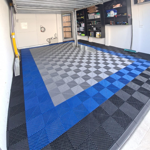 Swisstrax Ribtrax Royal Blue Garage Floor Tile