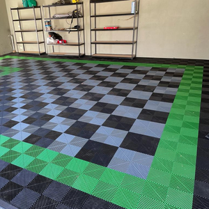 Swisstrax Ribtrax Turf Green Garage Floor Tile