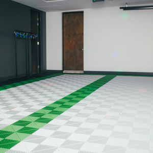 Swisstrax Ribtrax Turf Green Garage Floor Tile