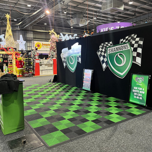 Swisstrax Ribtrax Turf Green Garage Floor Tile