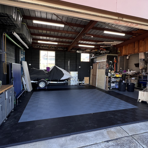 
            
                Load image into Gallery viewer, Swisstrax Smoothtrax Jet Black Garage Floor Tile
            
        