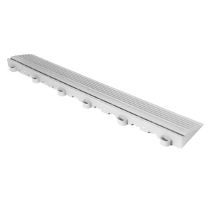 White Looped Edge