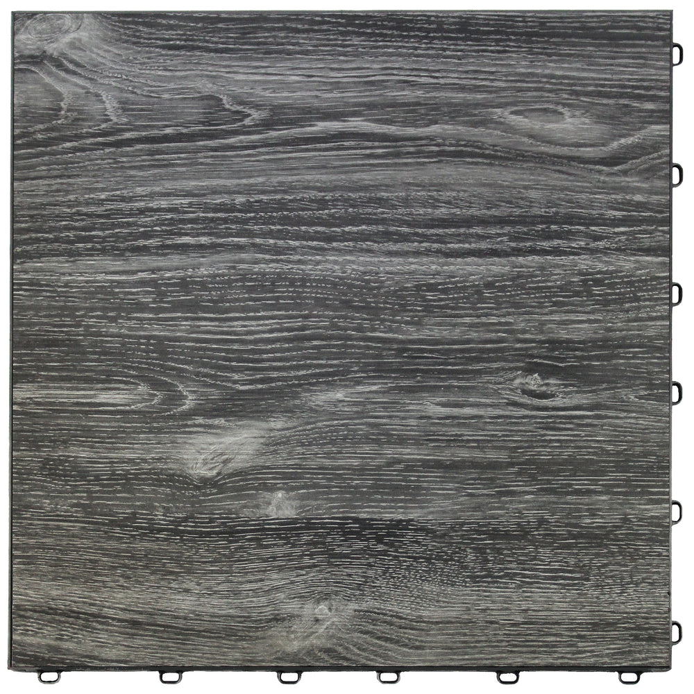 
            
                Load image into Gallery viewer, Swisstrax Vinyltrax Black Oak Garage Floor Tile
            
        