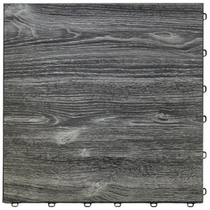 Swisstrax Vinyltrax Black Oak Garage Floor Tile