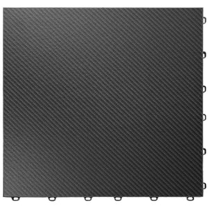 
            
                Load image into Gallery viewer, Swisstrax Vinyltrax Carbon Fiber Garage Floor Tile
            
        
