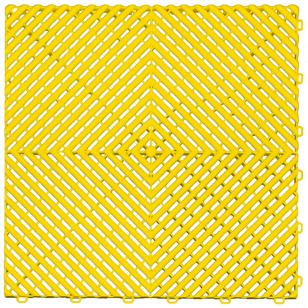 Swisstrax Ribtrax Citrus Yellow Garage Flooring Tile