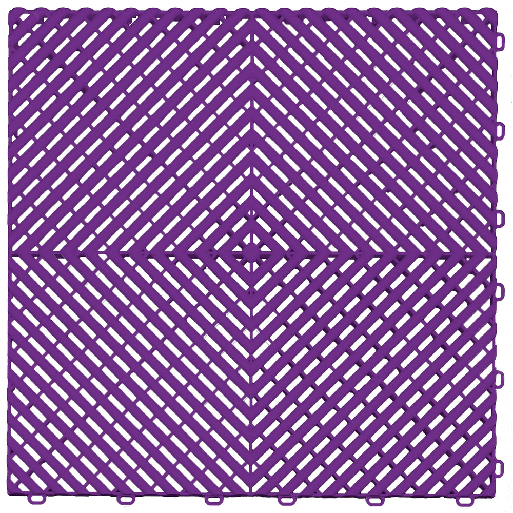 Swisstrax Ribtrax Cosmic Purple Garage Floor Tile