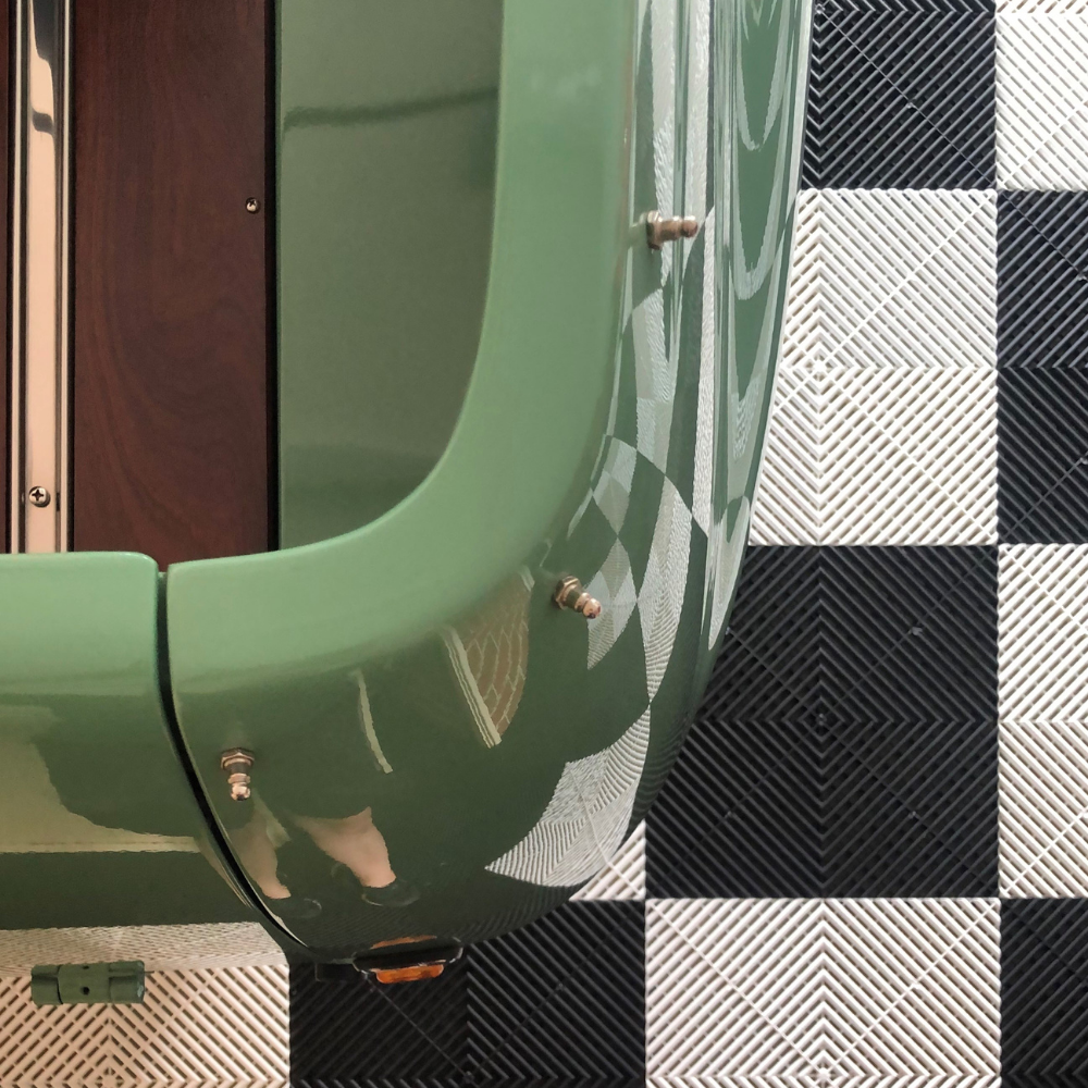 Swisstrax Ribtrax Jet Black Garage Floor Tile