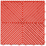 Swisstrax Ribtrax Racing Red Garage Floor Tile