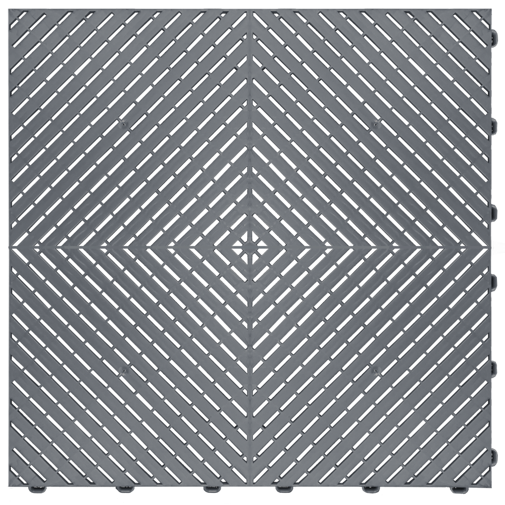 Swisstrax Smoothtrax Slate Grey Garage Floor Tile