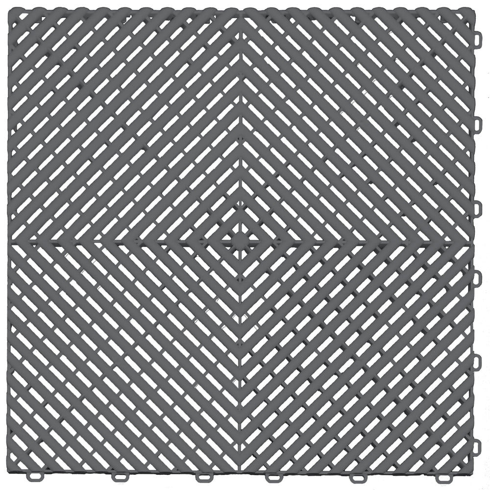 Swisstrax Ribtrax Pearl Grey Garage Floor Tile