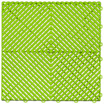 Swisstrax Ribtrax Techno Green Garage Floor Tile