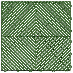Swisstrax Ribtrax Turf Green Garage Floor Tile