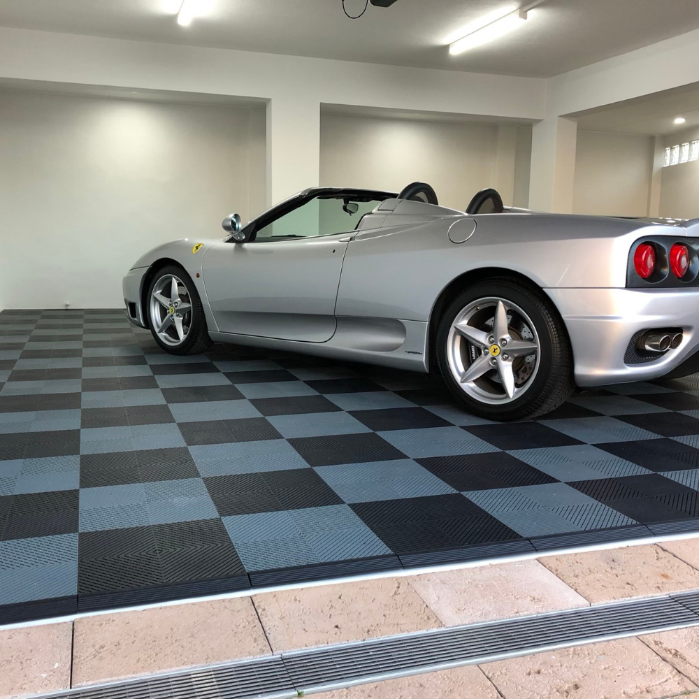Swisstrax Smoothtrax Slate Grey Garage Floor Tile