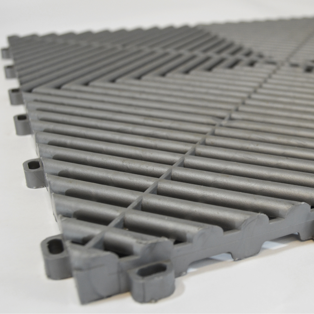 Swisstrax Ribtrax Pearl Grey Garage Floor Tile