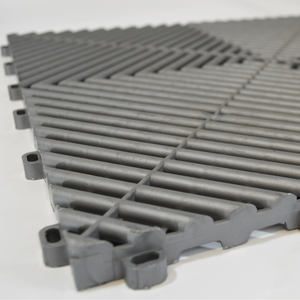 Swisstrax Ribtrax Pearl Grey Garage Floor Tile