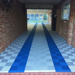 Swisstrax Ribtrax Pearl Silver Garage Floor Tile
