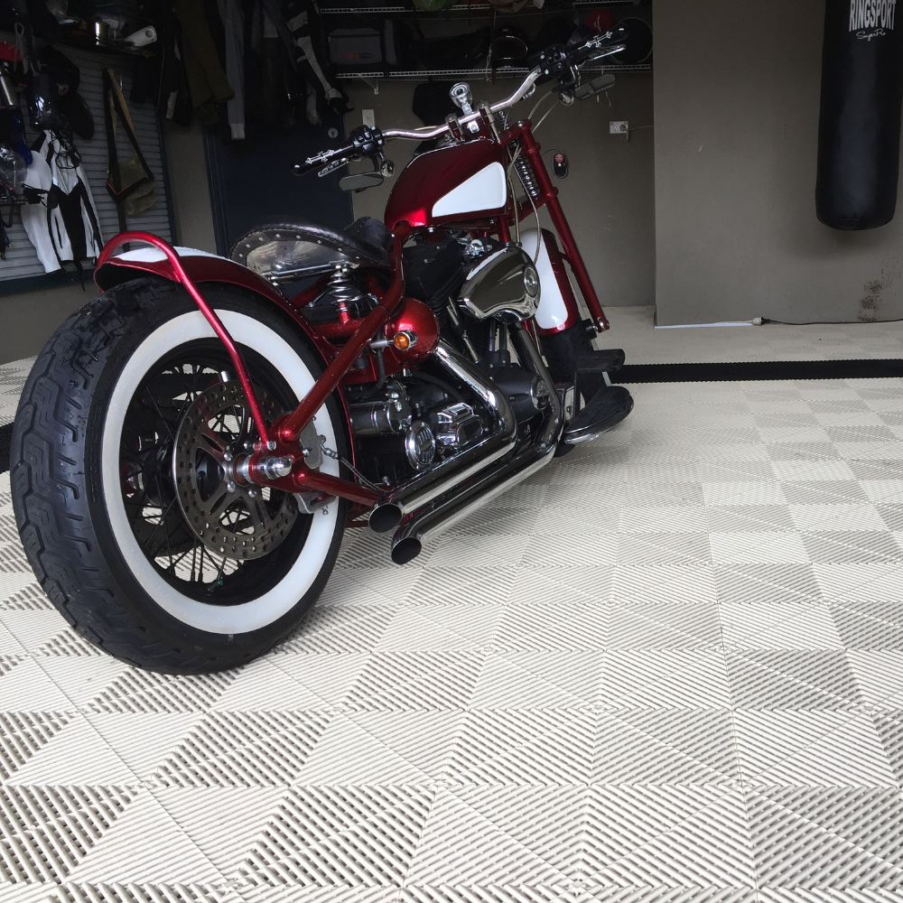Swisstrax Ribtrax Ivory Garage Floor Tile