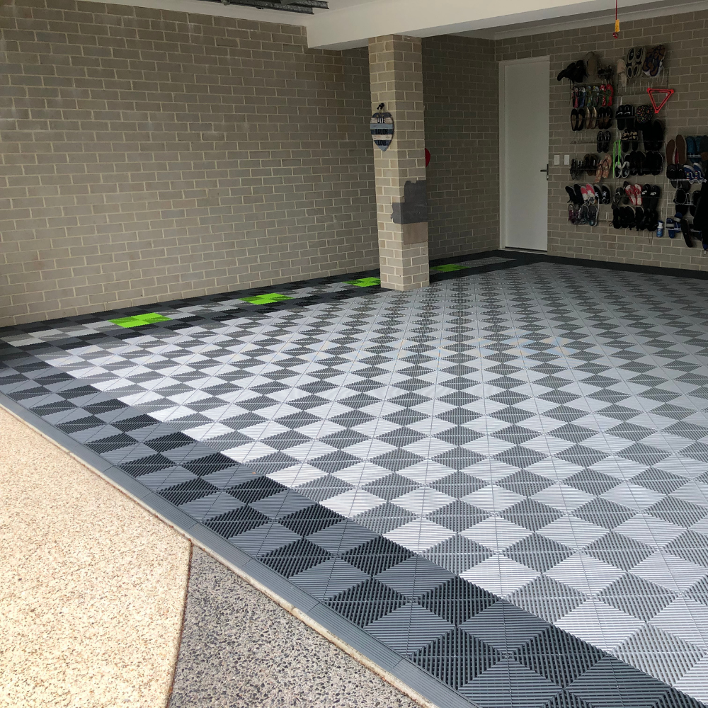 Swisstrax Ribtrax Slate Grey Garage Floor Tile