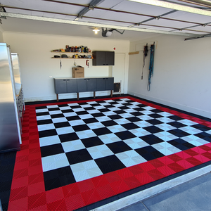 Swisstrax Ribtrax Arctic White Garage Flooring Tile