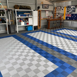 
            
                Load image into Gallery viewer, Swisstrax Ribtrax Royal Blue Garage Floor Tile
            
        