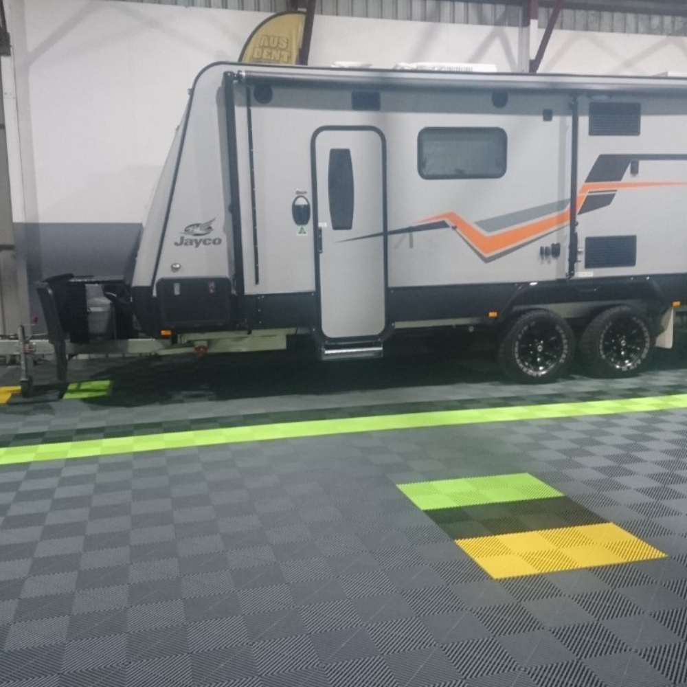 Swisstrax Ribtrax Slate Grey Garage Floor Tile