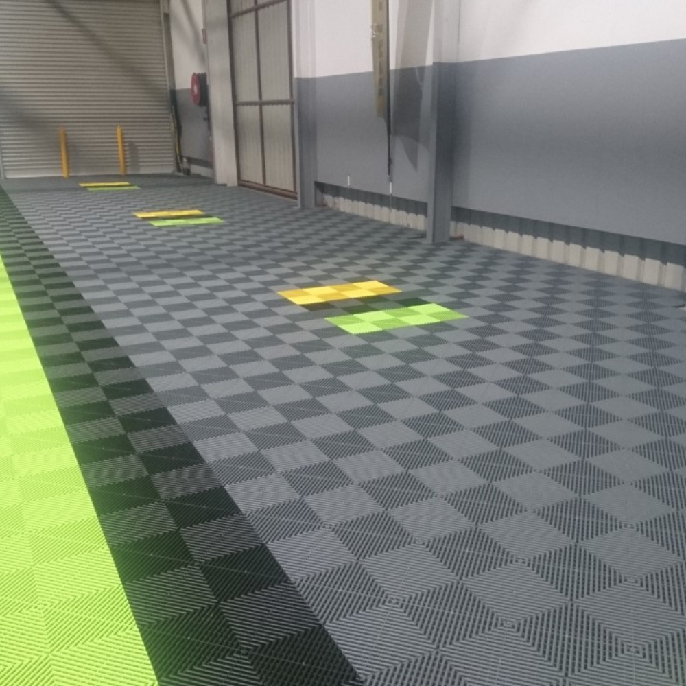 Swisstrax Ribtrax Slate Grey Garage Floor Tile