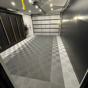 Swisstrax Ribtrax Pearl Silver Garage Floor Tile