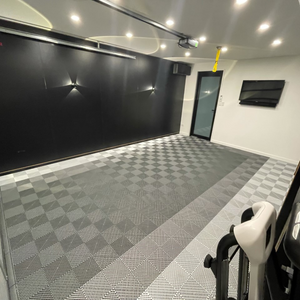 Swisstrax Ribtrax Pearl Silver Garage Floor Tile