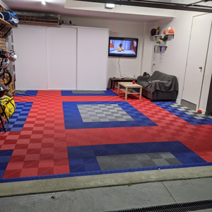 Swisstrax Ribtrax Royal Blue Garage Floor Tile