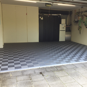 Swisstrax Ribtrax Pearl Grey Garage Floor Tile