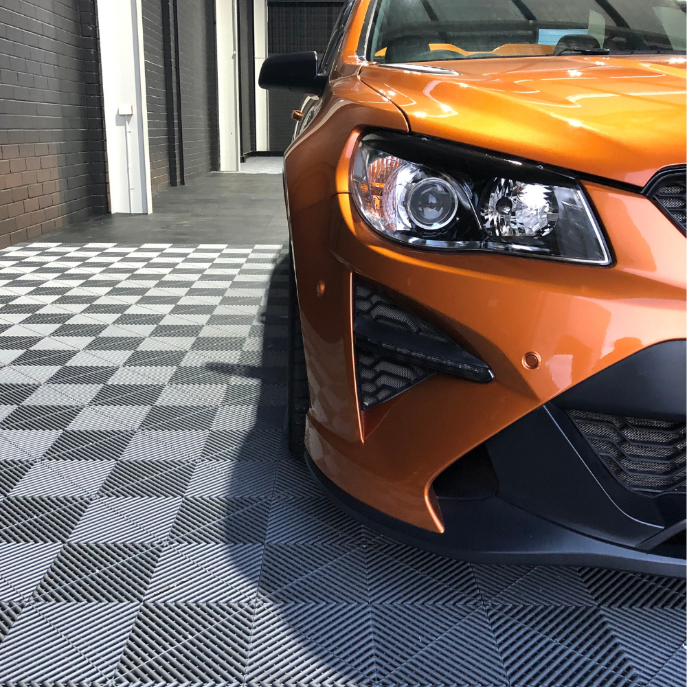 Swisstrax Ribtrax Pearl Grey Garage Floor Tile