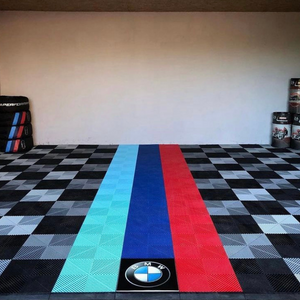 Swisstrax Ribtrax Racing Red Garage Floor Tile