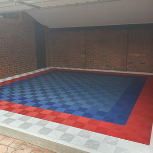 Swisstrax Ribtrax Royal Blue Garage Floor Tile