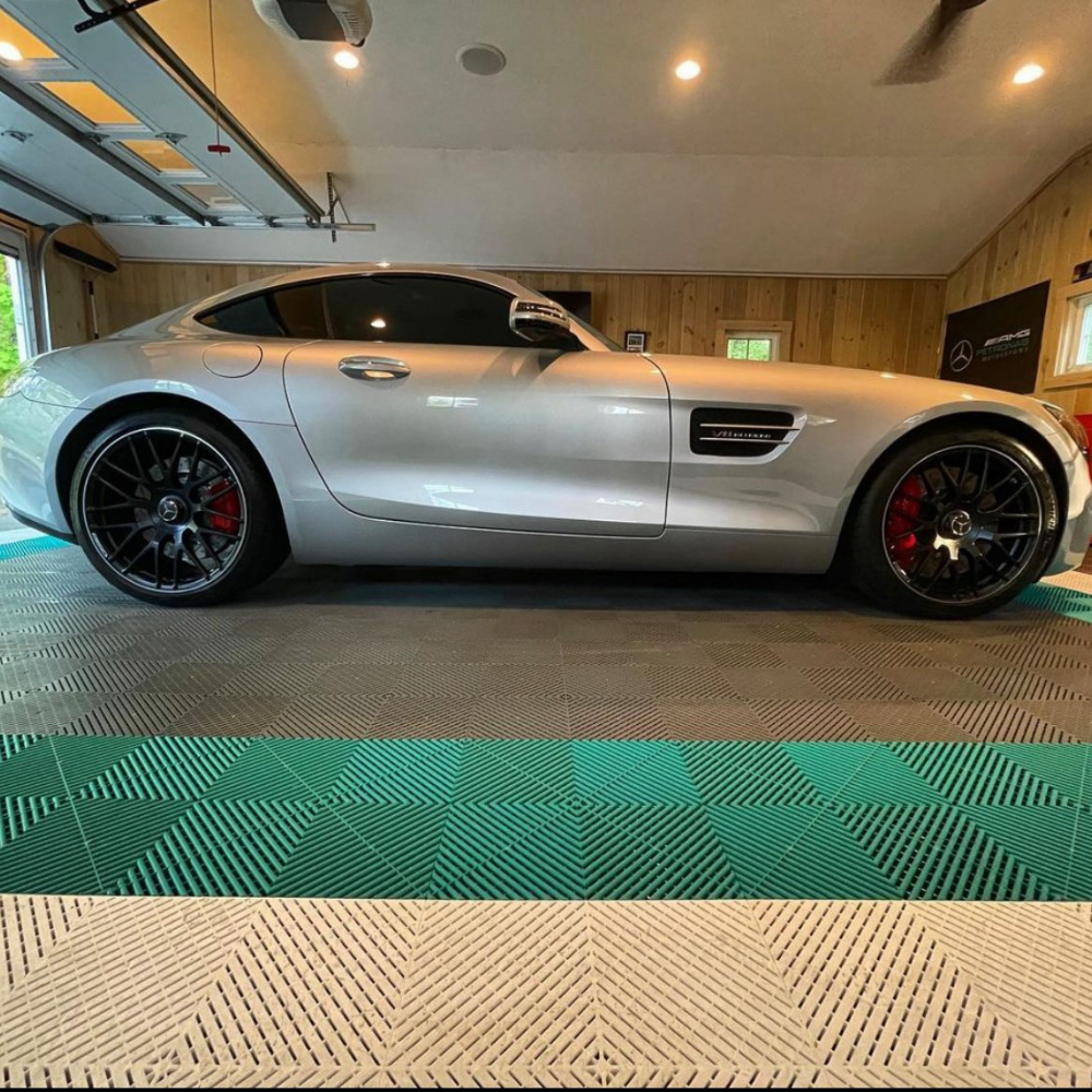 Swisstrax Ribtrax Teal Garage Floor Tile