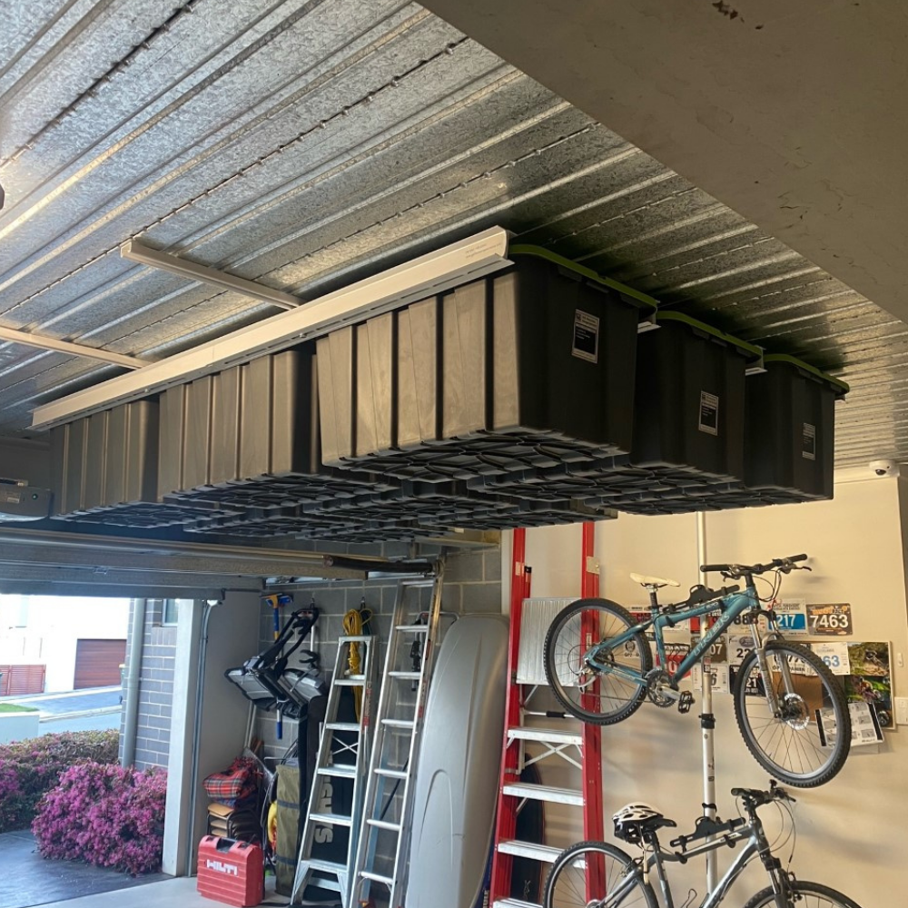 Ceiling Tub Storage