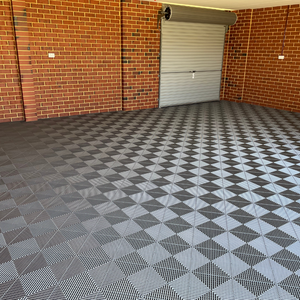 Swisstrax Ribtrax Pearl Grey Garage Floor Tile