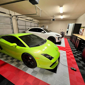 Swisstrax Ribtrax Pearl Silver Garage Floor Tile