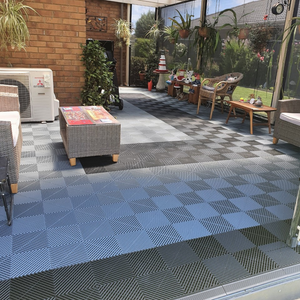 Swisstrax Ribtrax Pearl Grey Garage Floor Tile