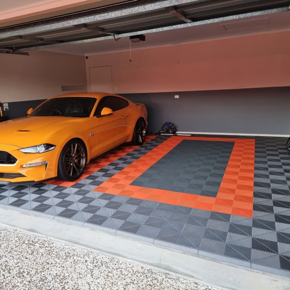 Swisstrax Ribtrax Pearl Grey Garage Floor Tile