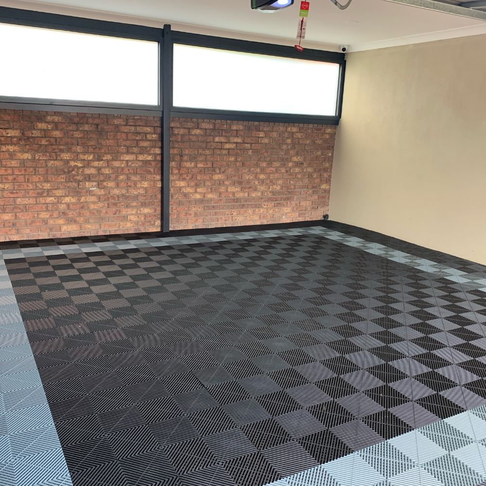 Swisstrax Ribtrax Pearl Grey Garage Floor Tile