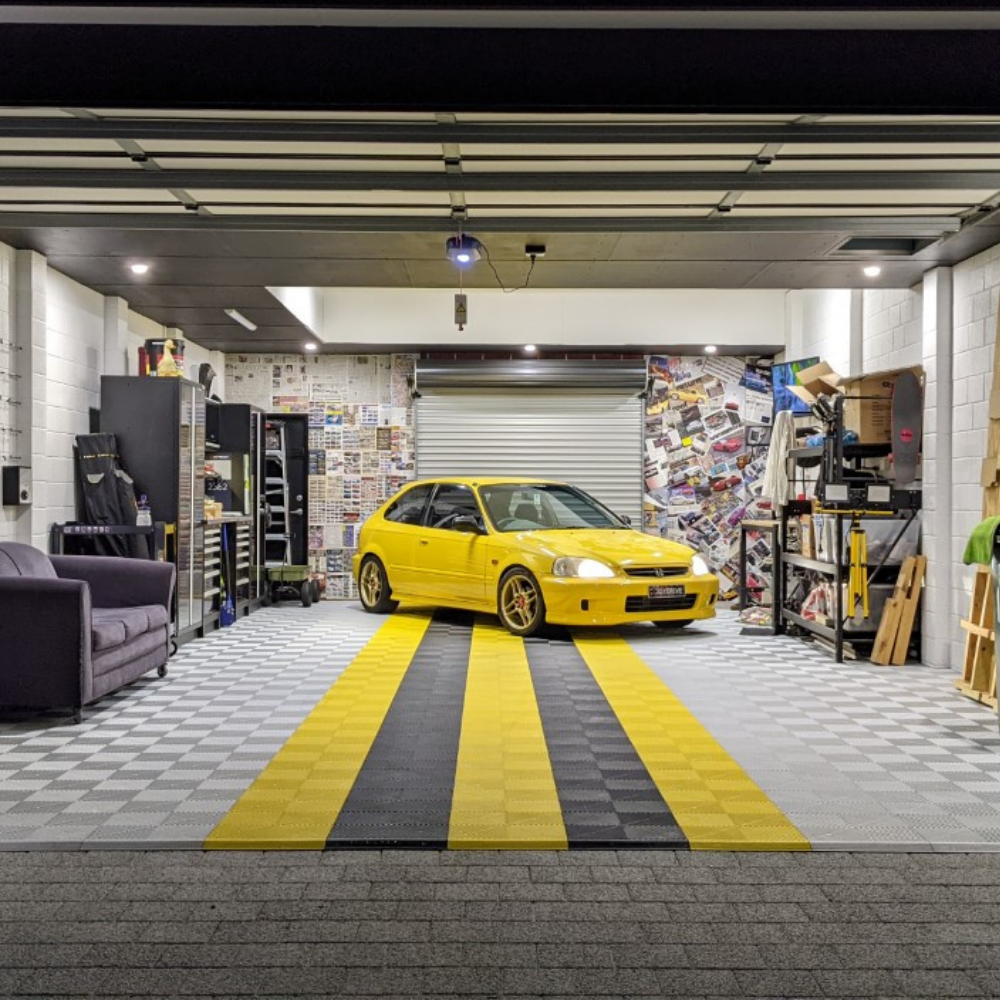 Swisstrax Ribtrax Slate Grey Garage Floor Tile